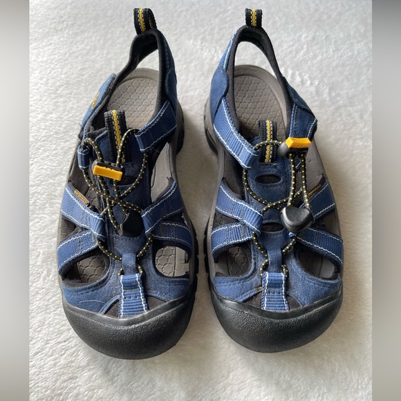 Keen Women’s Blue/Yellow Closed Toe Sandals Size 7 - Picture 2 of 8